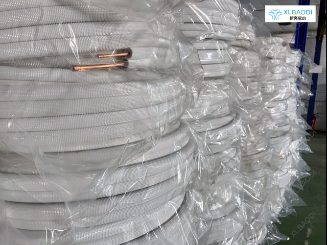 Mini Split Line Sett PE isolert kobberrør